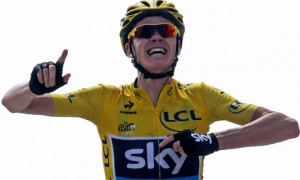  Chris Froome wrote his name in the Tour de France history books on Sunday with victory on the famed Mont Ventoux.
